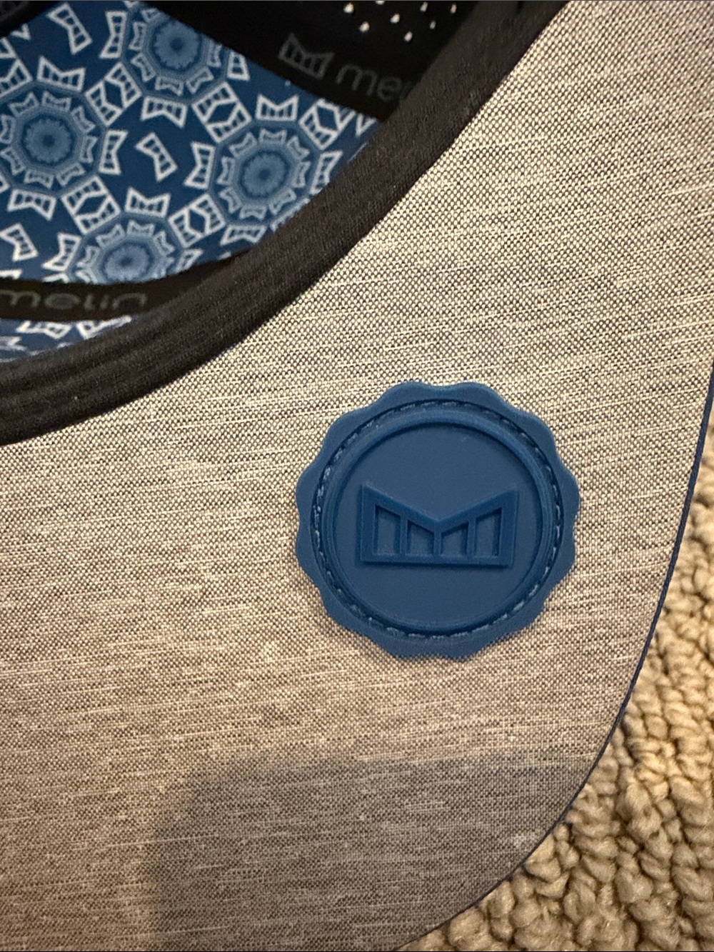 Navy Blue Melin Hydrolite Waterproof Performance SnapBack Trucker Hat - Picture 2 of 3